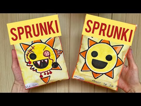 OHH NOO ! 😭 Help sprunki | Paper DIY | sprunki Blind Bag Unboxing | sprunki Mr.sun | Sprunki