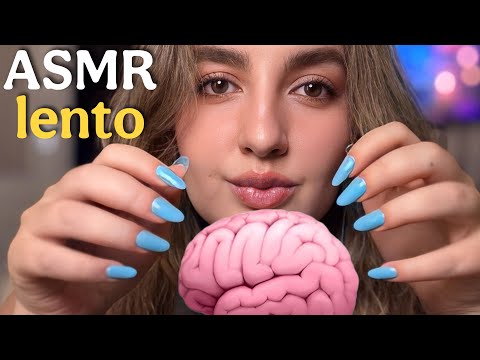 ASMR Lento y Suave con MASAJE CRANEAL 🧠😴