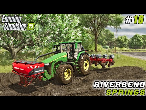 Rain Won't Stop Us: Planting Corn and Potatoes in Action! | Riverbend Springs Farm | FS 25 | ep #16