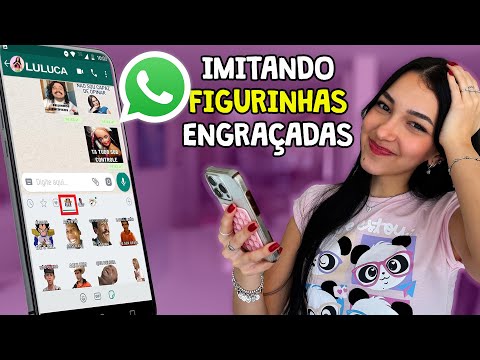 IMITANDO FIGURINHAS ENGRAÇADAS DE WHATSAPP | Luluca