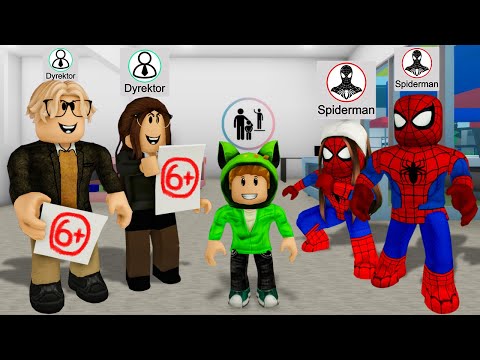 PRACA DYREKTOR VS SPIDERMAN NA BROOKHAVEN RP!