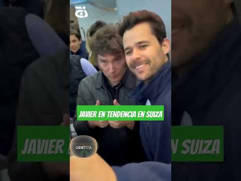 Javier es tendencia en suiza #argentina #shortvideo #subscribe #políticos #milei #davos2024