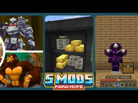 top 5 ADDONS para MCPE 1.21 - 10 ADDONS Increíbles Para Minecraft Bedrock 1.21.50