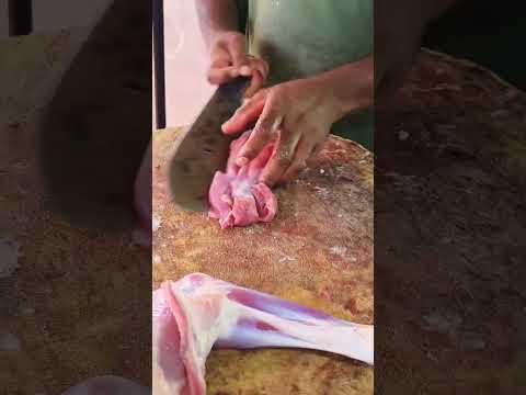 మటన్ పచ్చడి #kiranmeatcutting #meatcuttingstyle #karimnagar #youtubeshorts