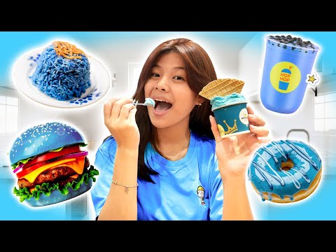 24 JAM MAKAN SERBA WARNA BIRU ! CnX Adventurers