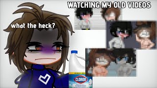 REACTING TO MY OLD VIDEOS ||Gacha club/Gacha life|| ||Trend/Meme||⚠Cringe⚠||