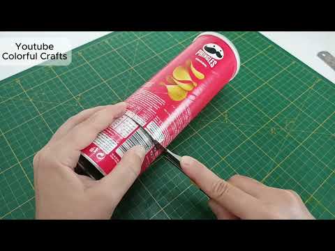 I Turned Pringles Cans into Makeup Pad and Cotton Swab Holders!