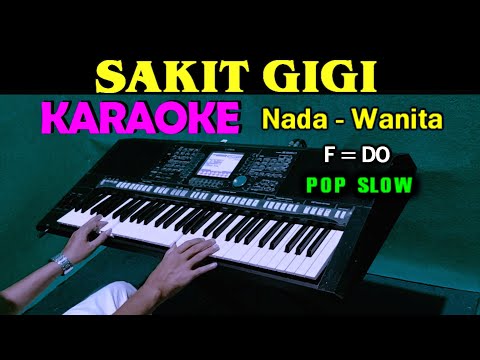 SAKIT GIGI – Meggy Z | KARAOKE Nada Wanita || POP SLOW