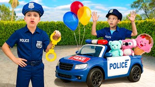REAL vs FAKE Policeman Story for Kids