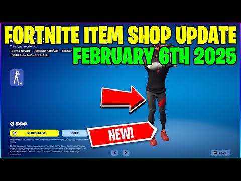 *NEW* FLOW ICON EMOTES! Fortnite Item Shop [February 6th, 2025] (Fortnite Battle Royale)