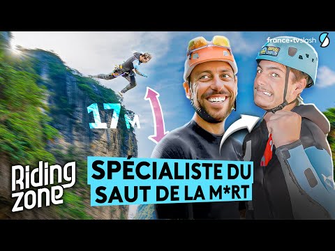 PRANK : Un pro du cliff jumping piège un moniteur de canyoning - Riding Zone