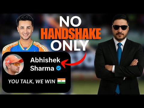 A single tweet from Abhishek Sharma shook all of Pakistan — no Handshake, only Abhishek