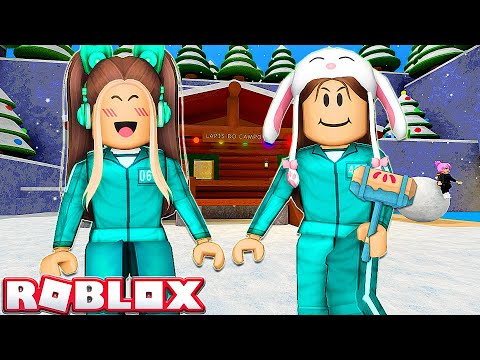 VIRAMOS PERSONAGENS DE ROUND 6 NO MARRETÃO! - Roblox - Flee the Facility