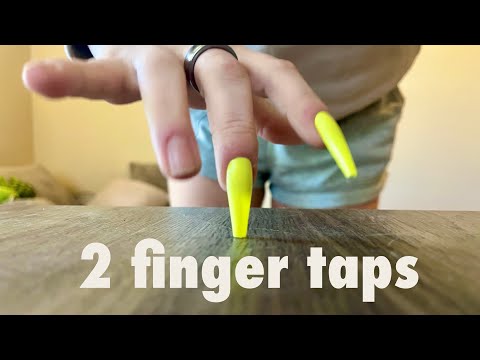 TWO FINGERS ONLY - Low quality tapping ASMR