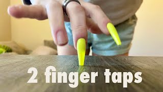 TWO FINGERS ONLY - Low quality tapping ASMR