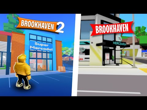 ATUALIZOU ! JOGUEI BROOKHAVEN 2 roblox