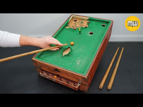 Bar billiards restoration 1933s - Pool table Restore Mercier le Champagne