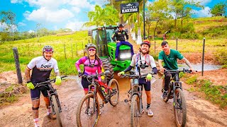 DEPOIS DE 70KM CHEGAMOS NA FAZENDA BLACKSTONE DE BICICLETA 😱