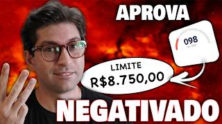 ESTÁ FÁCIL🍀 Crédito para NEGATIVADO e SCORE BAIXO Veja os 3 APROVANDO!