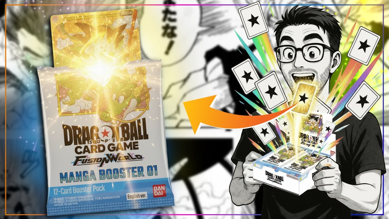 🥳Y'A DE L'OR DANS CE DISPLAY !!!😍 C'est ma DERNIÈRE ouverture MANGA BOOSTER Dragon Ball Fusion World