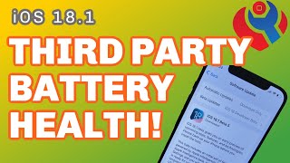 iOS18.1 Parts Pairing: Did Apple Stop Hiding Aftermarket Battery HEALTH?