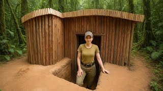 I Built a Secret Underground Hut in the Forest | 32 Days Off Grid Survival