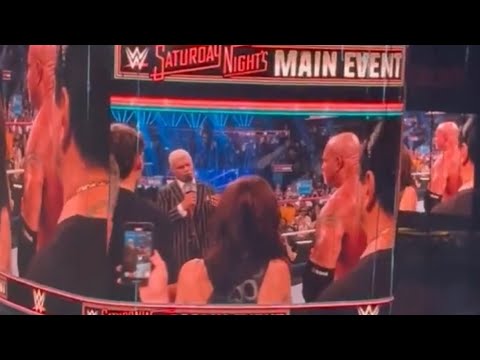 Cody Rhodes Delivered A Speech For Goldberg After SNME Went Off The Air Tonight - WWE Saturday Event