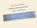 Mastering Decimal Addition and Subtraction