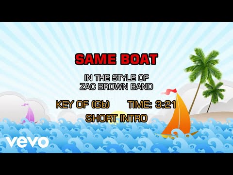 Zac Brown Band – Same Boat (Karaoke)