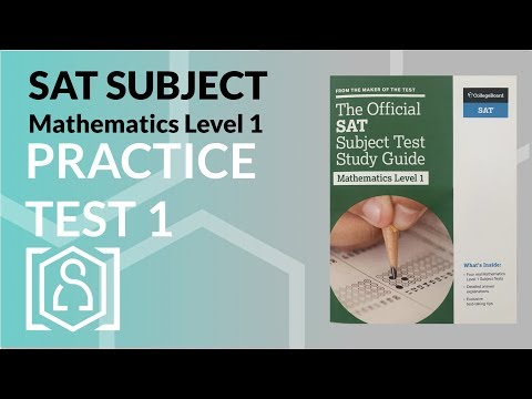 SAT Subject Mathematics Level 1 - The Official SAT...