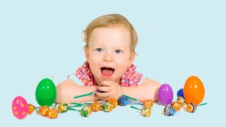 Learn with Olga and the Surprise eggs elephants | Educational videos