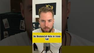 Die Rheinmetall Aktie im freien Fall! Check dazu die Long Episode 👆🏻