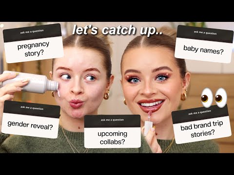 An old school chatty catch up Q + A 😌 (+ Drugstore valentines makeup!)