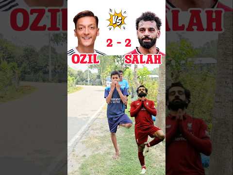 Mo Salah vs Ozil player choice By Fans.#footballfans #viralvideo #salah #ozil