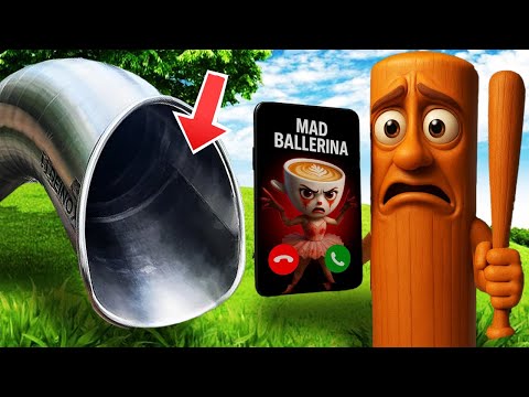 MAD Tung SAHUR and BALLERINA cappuccino / Slide eater ate all BRAINROT animals