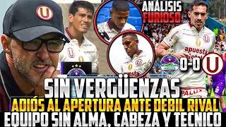UNA LÁGRIMA Y UN RIDÍCULO | UNIVERSITARIO 0-0 COMERCIANTES | LÁRGATE RABANAL, ADIÓS APERTURA 🔥