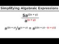 Simplifying Expressions and Exponents