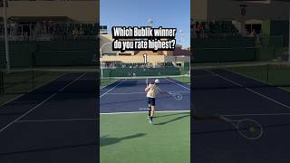 Which Alexander Bublik forehand winner is your favourite: 1, 2 or 3? 🤔 🎾 🔥