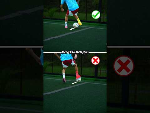 1v1 FOOTBALL TECHNIQUES ⚽️.#football #footballskills #soccer #footballtechniques #shorts