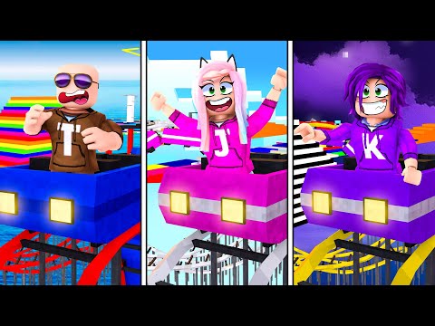 We Built 3 HUGE CART RIDES! | Roblox