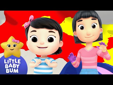 🖌️ Color Mixing Fun! Learn & Play with Paints |Toddler Learning |Little Baby Bum| Kids Happy Place