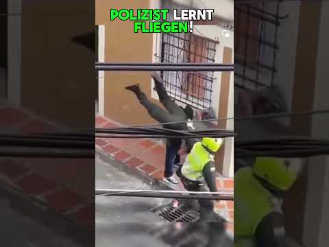 Festnahme geht TOTAL schief: Polizei lernt fliegen!