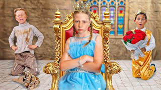 Nastya chooses a prince for the royal ball