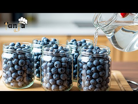 I don't freeze fresh blueberries anymore! I keep them in a jar and they don't spoil for years!