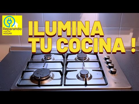 ilumina tu cocina como un PRO! Instala esta lámpara LED bajo la campana