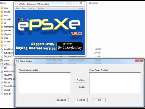 epsxe cheat engine 2.0.5