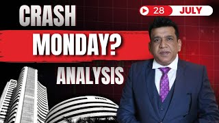 Nifty prediction for tomorrow & bank nifty analysis for monday 28 july