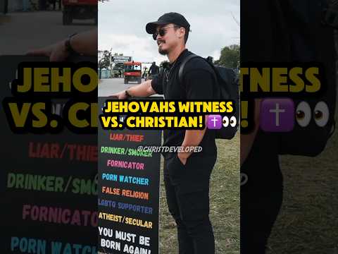 🤬✝️ JEHOVAHS WITNESS VS. CHRISTIAN!