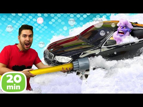 🧼🚗 ¡Thanos necesita lavar su carro! Superhéroes y diversión para niños