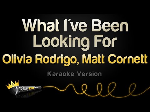 Olivia Rodrigo, Matt Cornett - What I've Been Looking For (Karaoke Version)